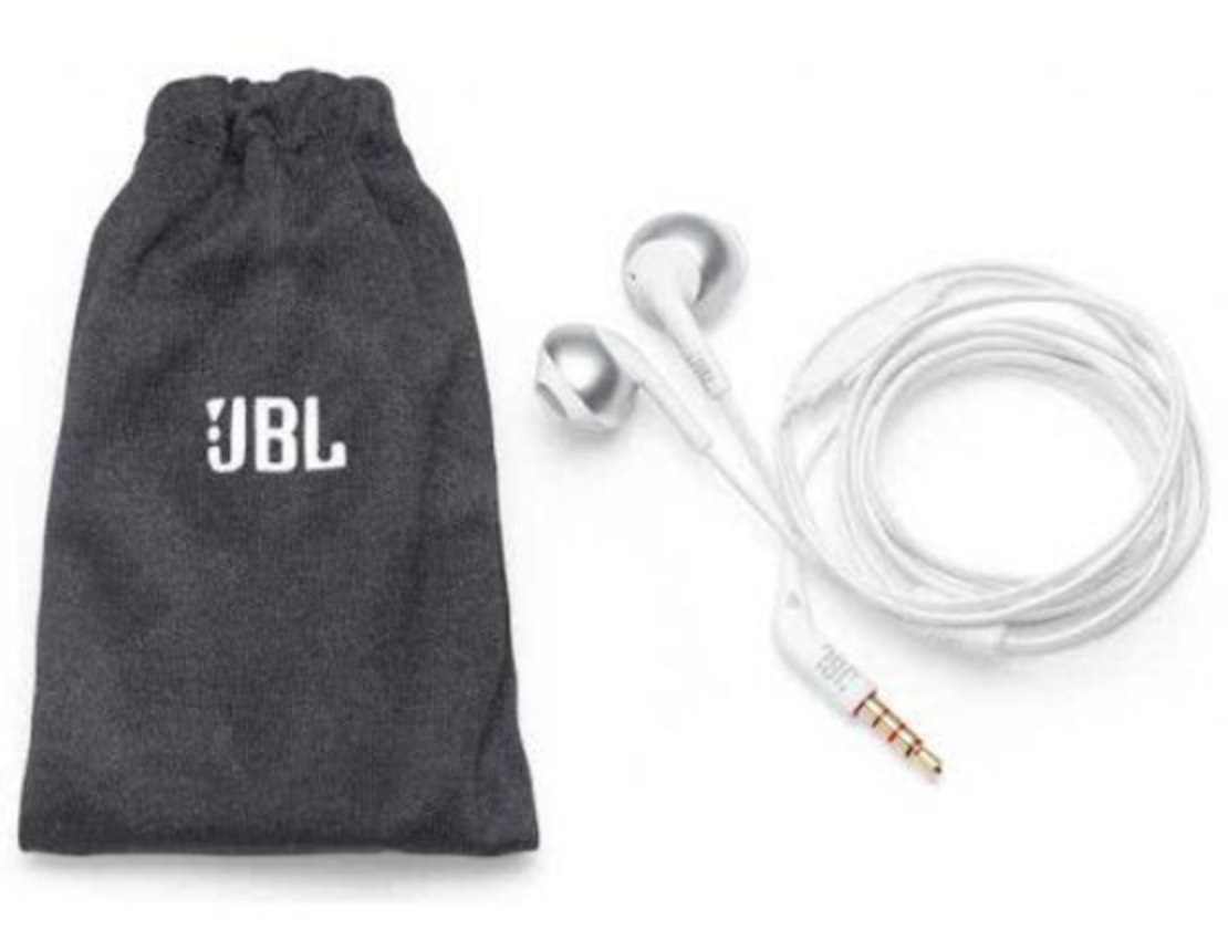 אוזניות JBL T205 IN EAR כרום