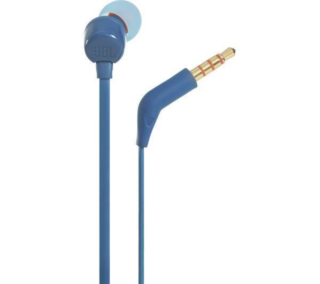 אוזניות IN EAR עם מיקרופון JBL T110 - כחול