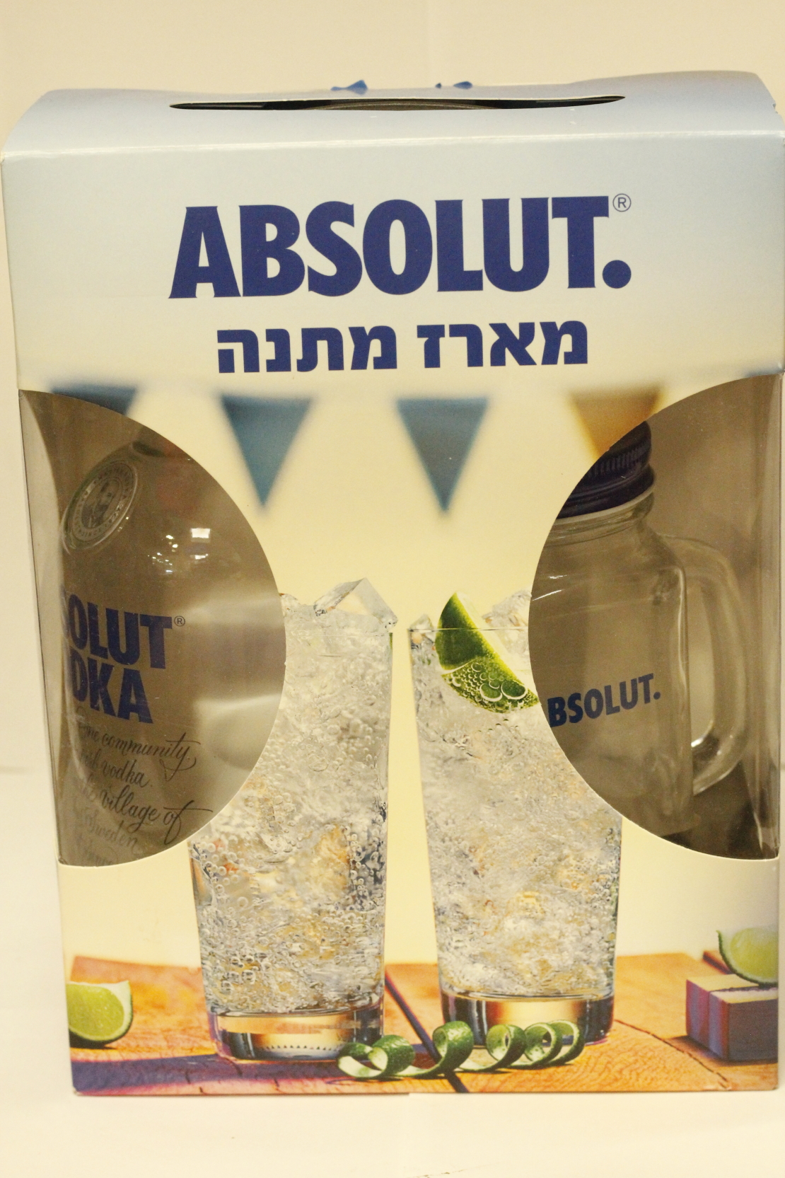 Absolut 700ml with a Gift Pack