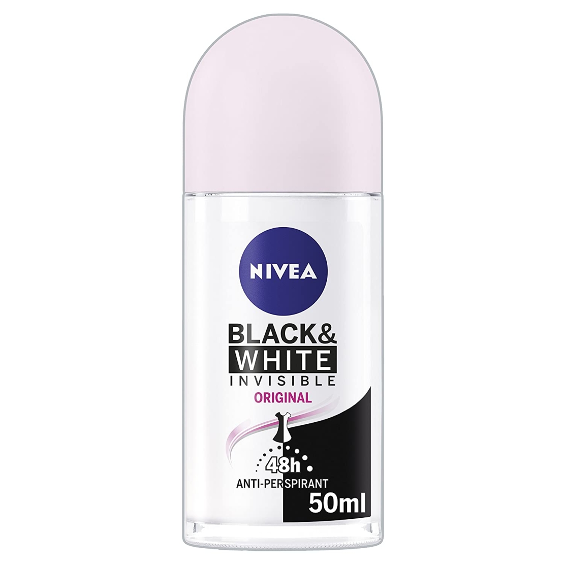 Nivea - Black & White Invisible roll on 50ml