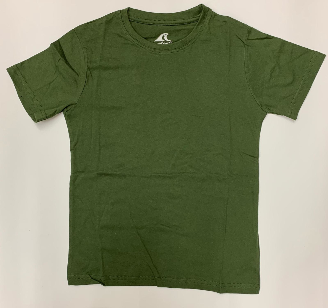 חולצת בית ספר בנים ס.ג'רסי ירוק זית 