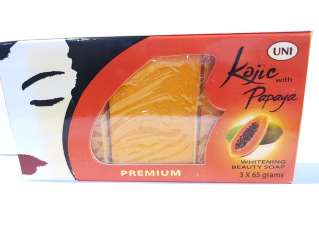 Kojic with Papaya Premium Whitening Beauty Soap 3x65g