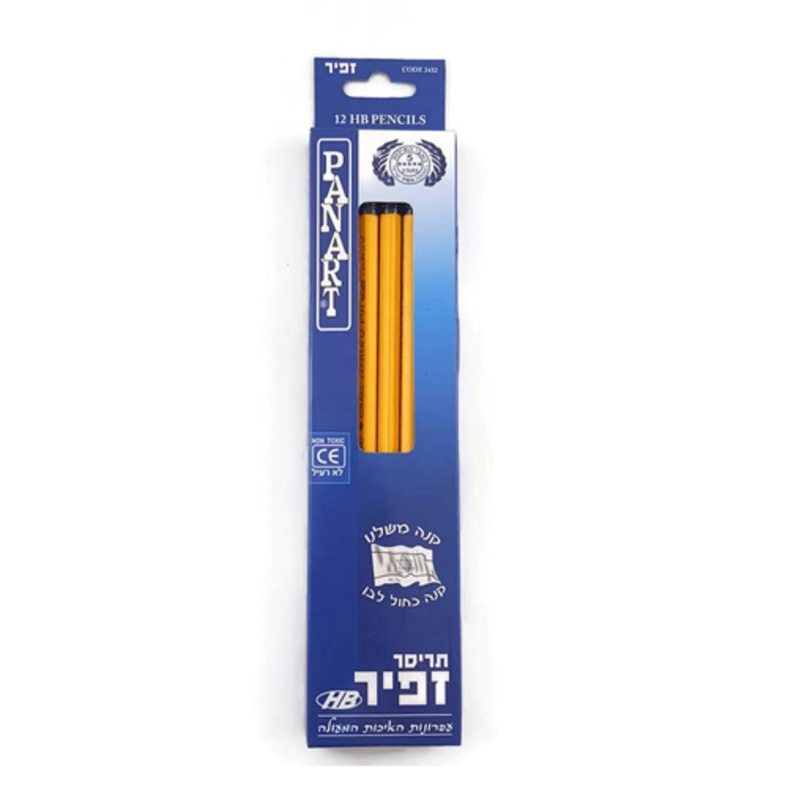 עפרונות איכותיים מחודדים + מחק 12 יחידות זפיר