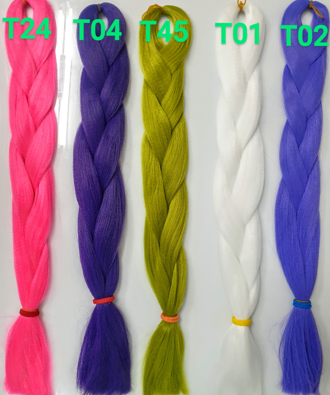 Synthetic hair braids