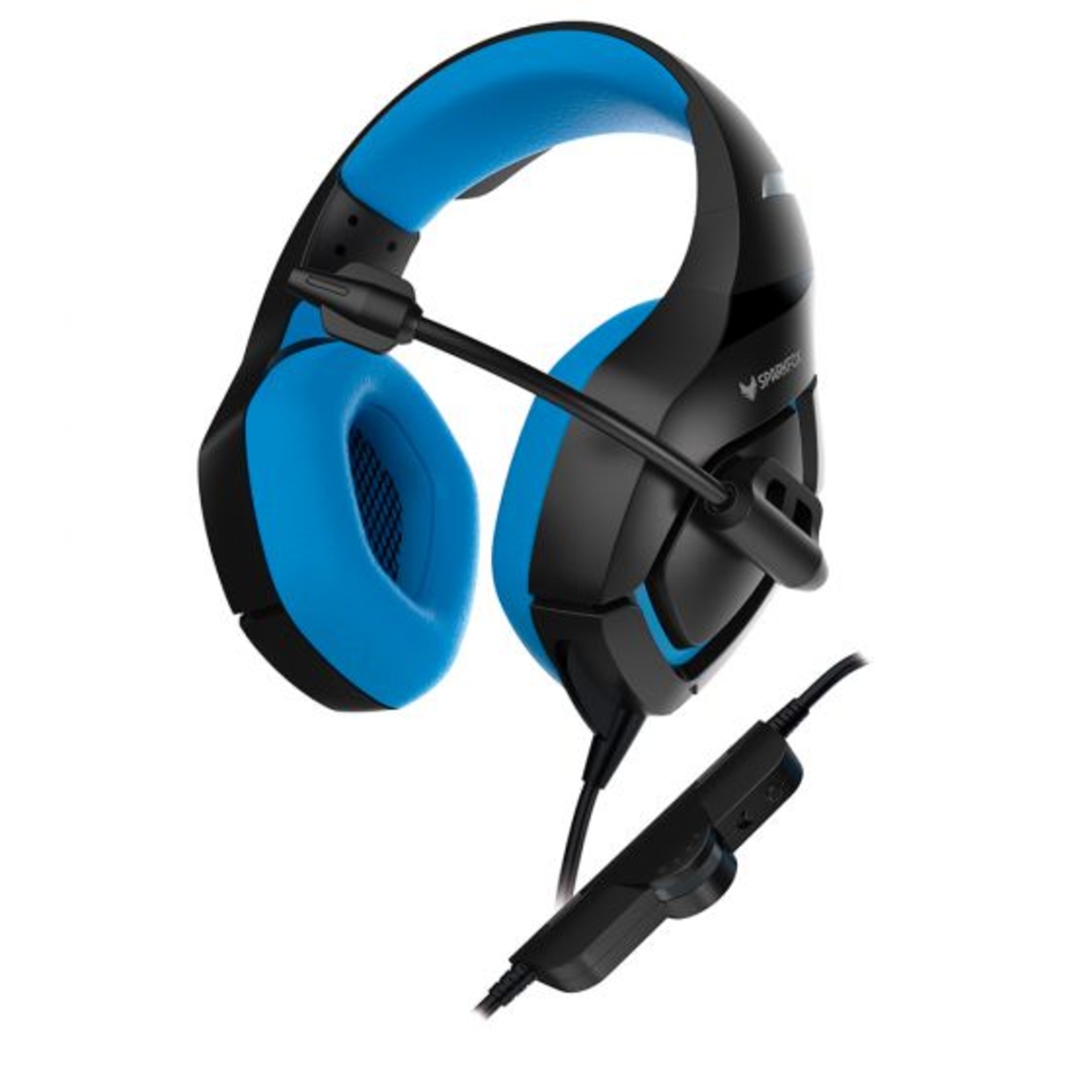 אוזניות גיימינג + מיקרופון SPARKFOX K1 GAMING BLUE