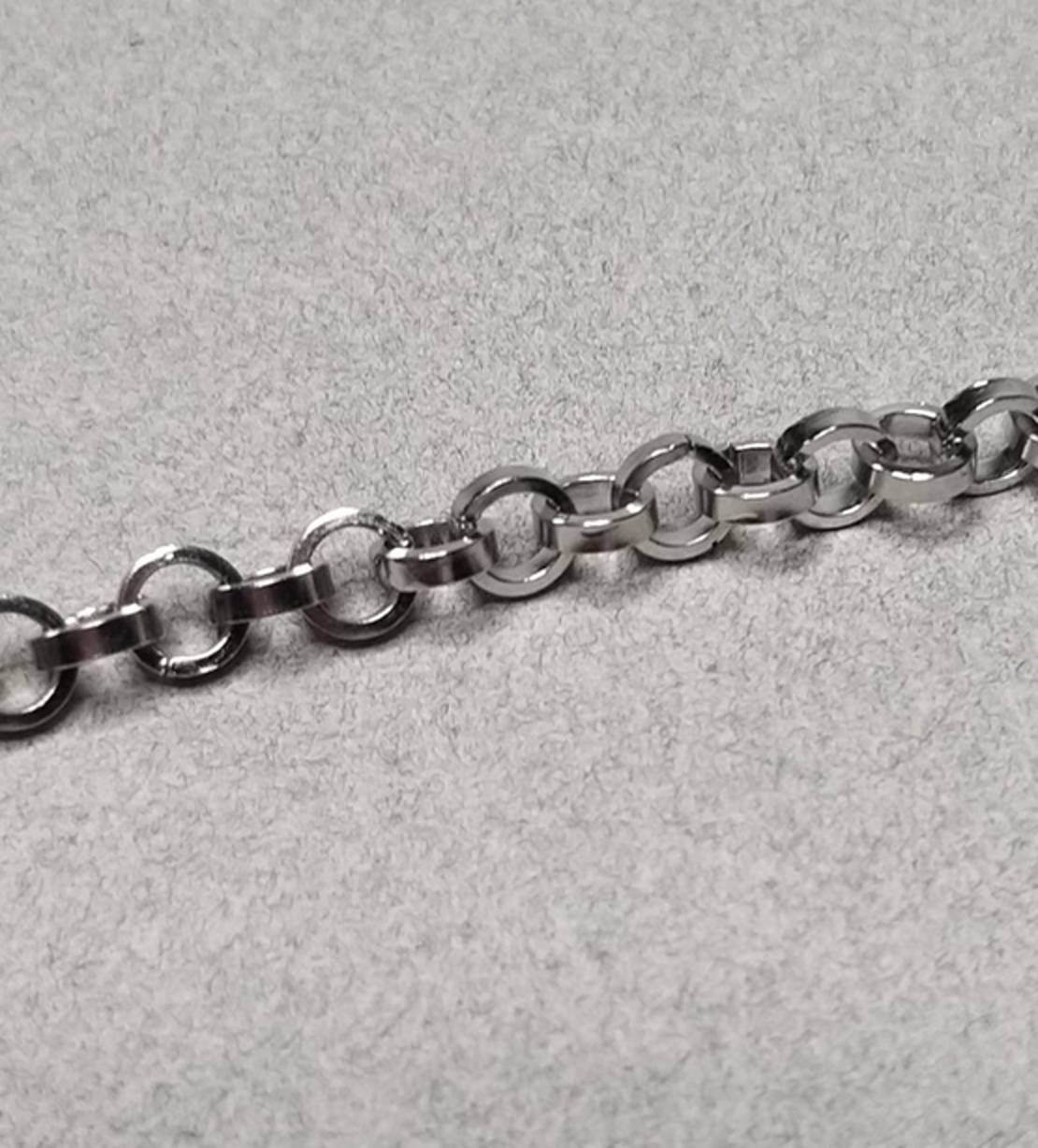 צמיד חוליות (גורמט)  stainless steel יוניסקס -5 מ'מ