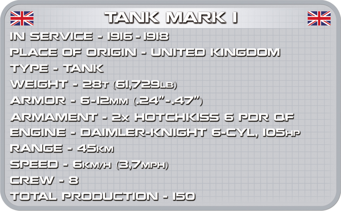 טנק מארק 1 בריטי