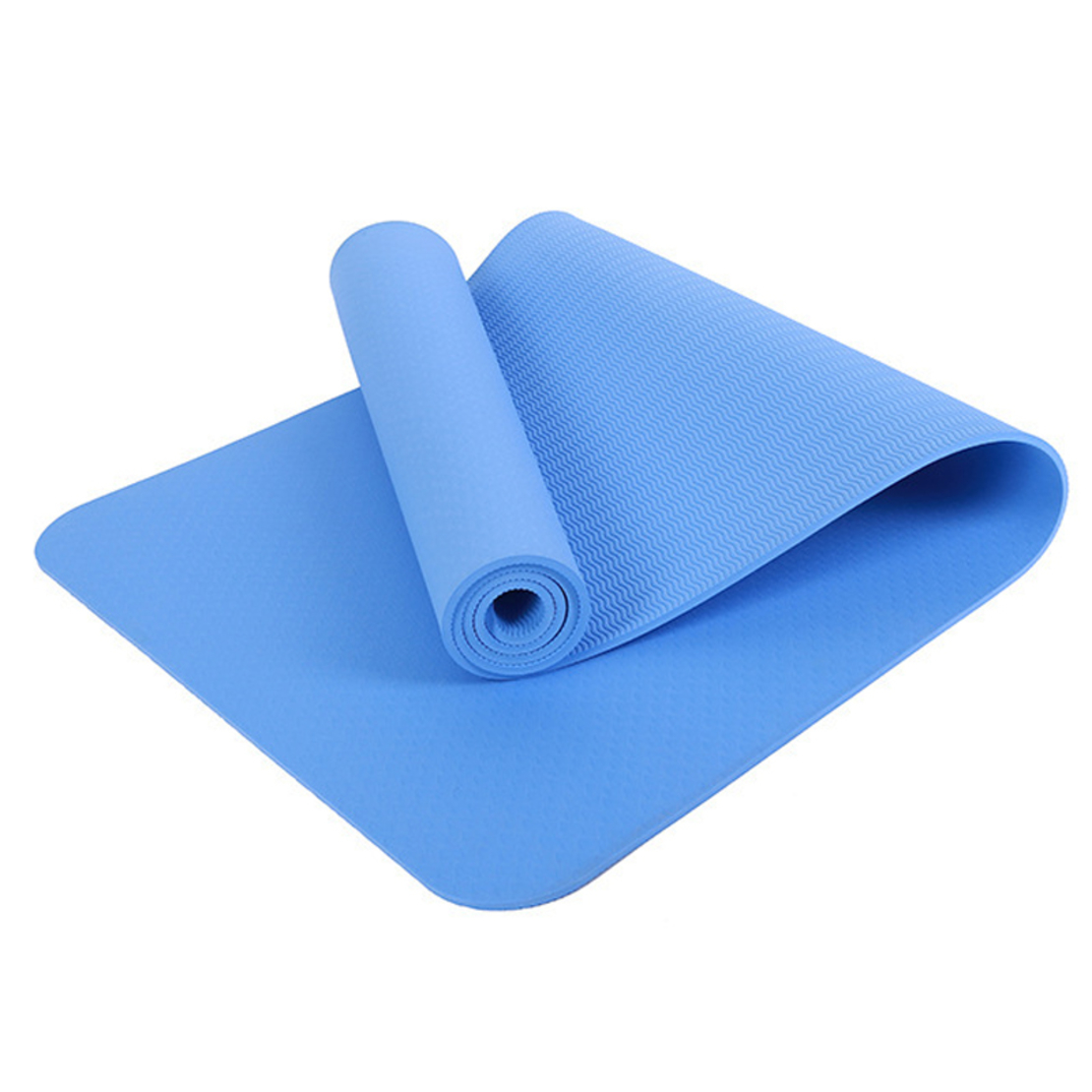 blue yoga mat 6mm