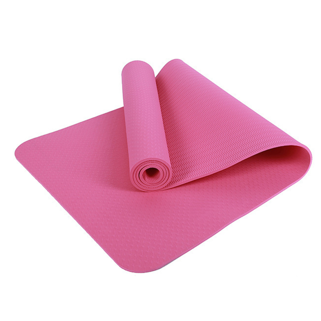 pink yoga mat 6mm 