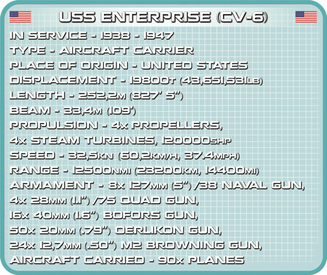 אנטרפרייז נושאת מטוסים - USS ENTERPRISE
