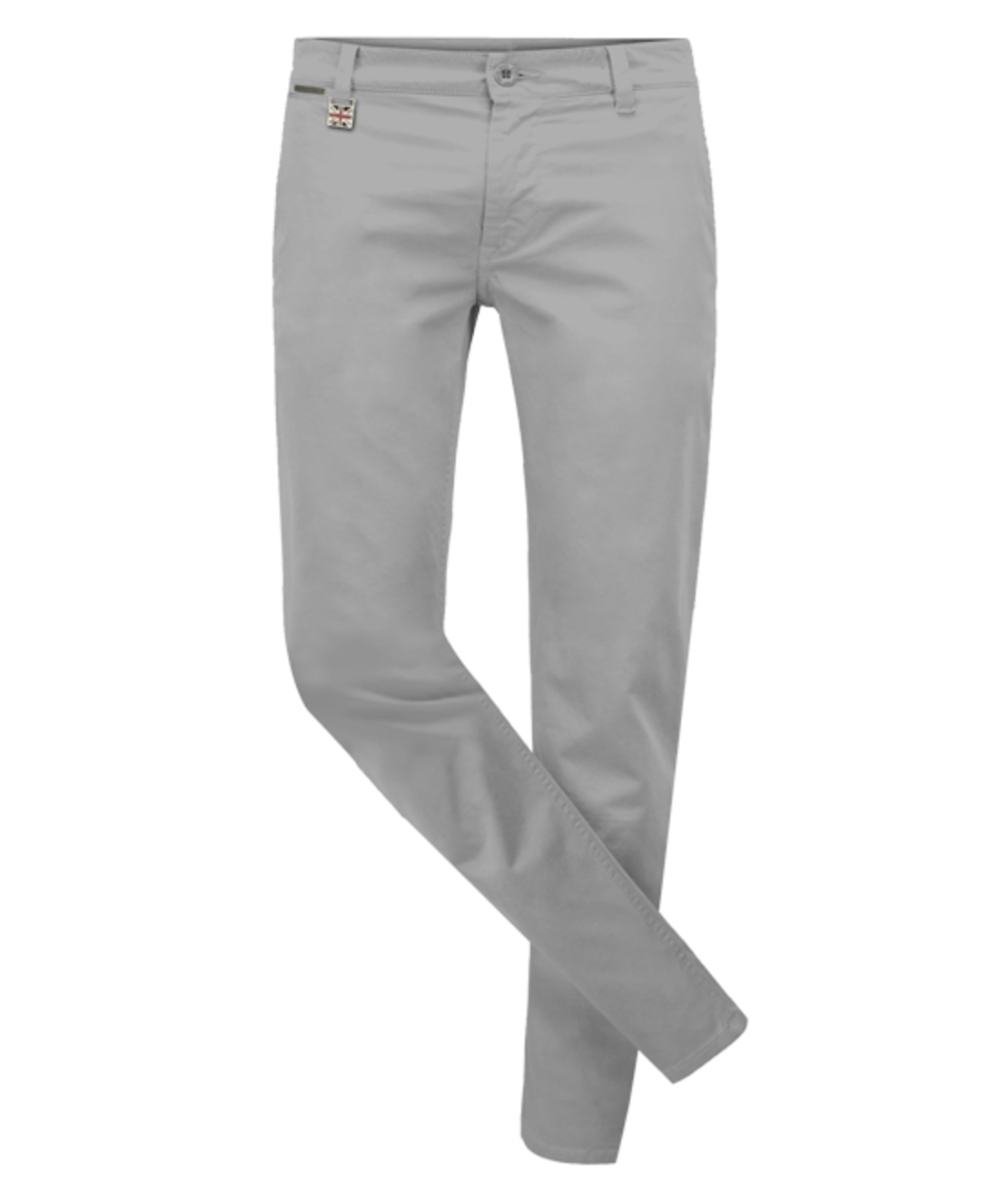 מכנסיים Skinny Cotton/Stretch- אפור כהה