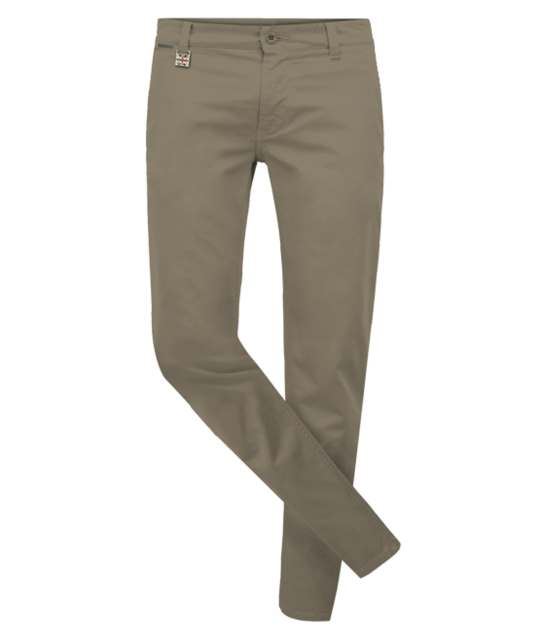 מכנסיים Skinny Cotton/Stretch-  ירוק אוליב
