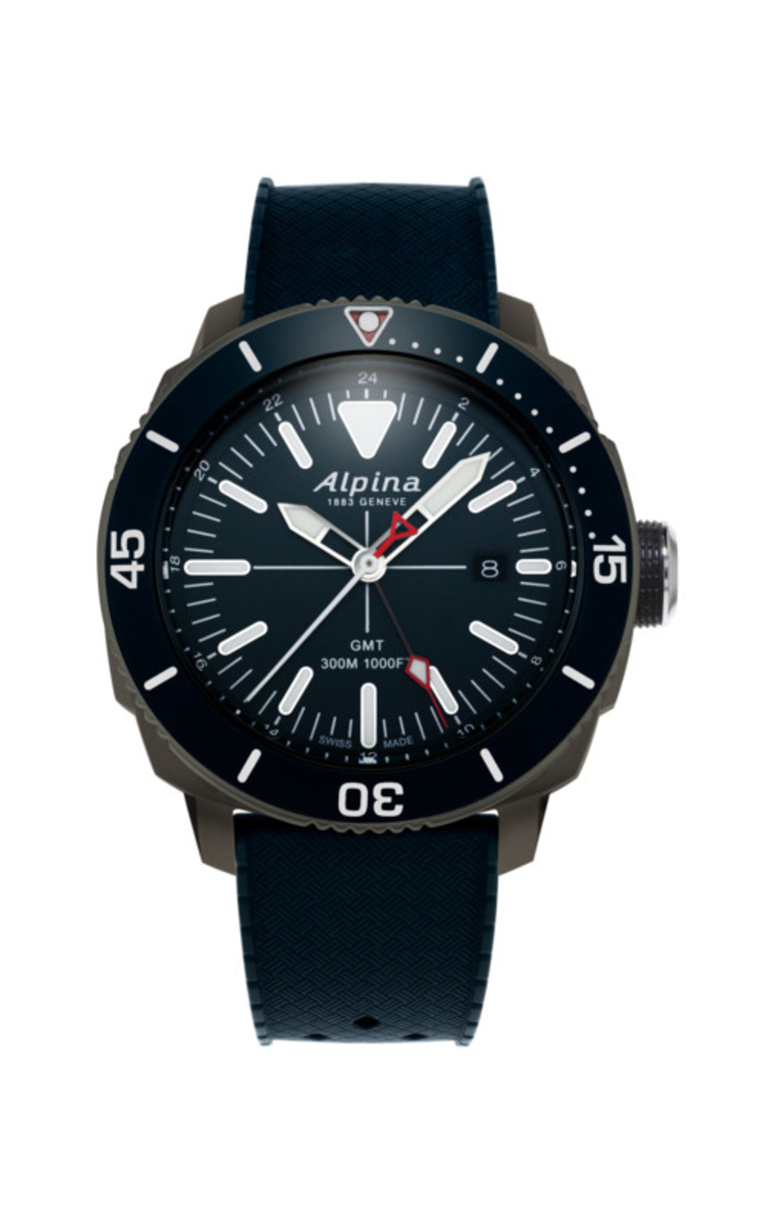 שעון Alpina Seastrong Diver GMT Blue