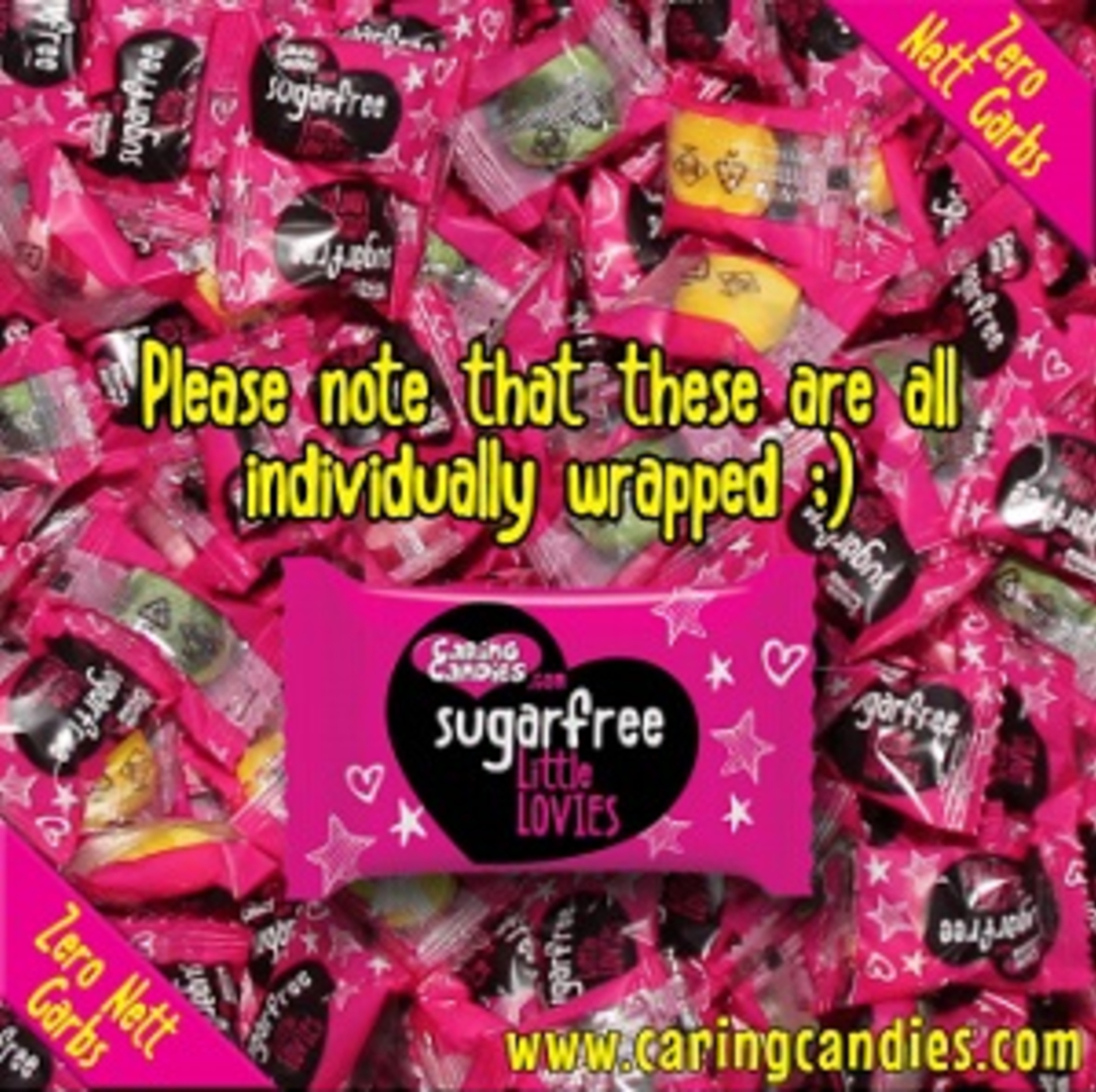 Caring Candies Little Lovies Sours 100g or 1kg