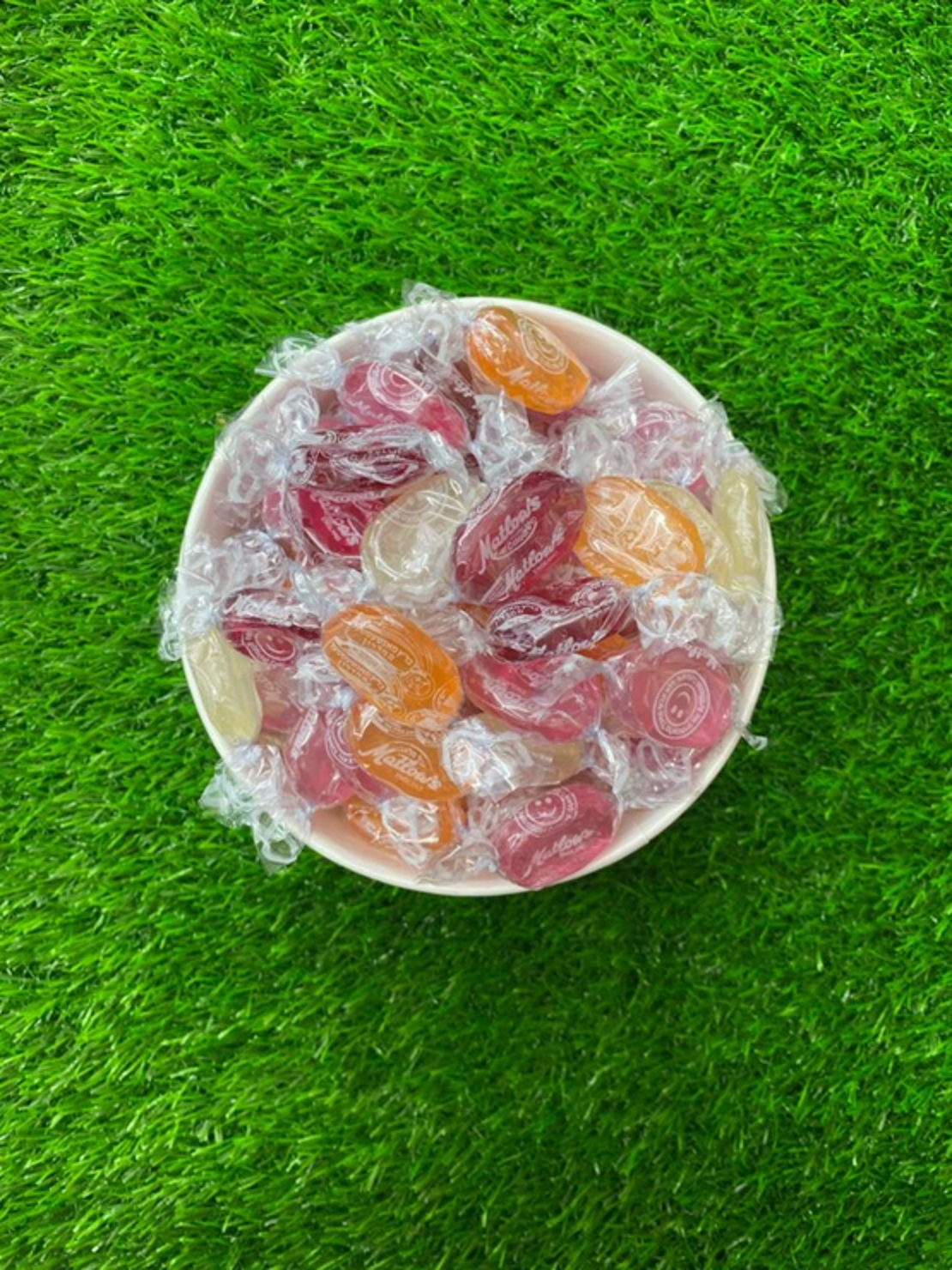 סוכריות זכוכית בטעמי פירות 250 גרם