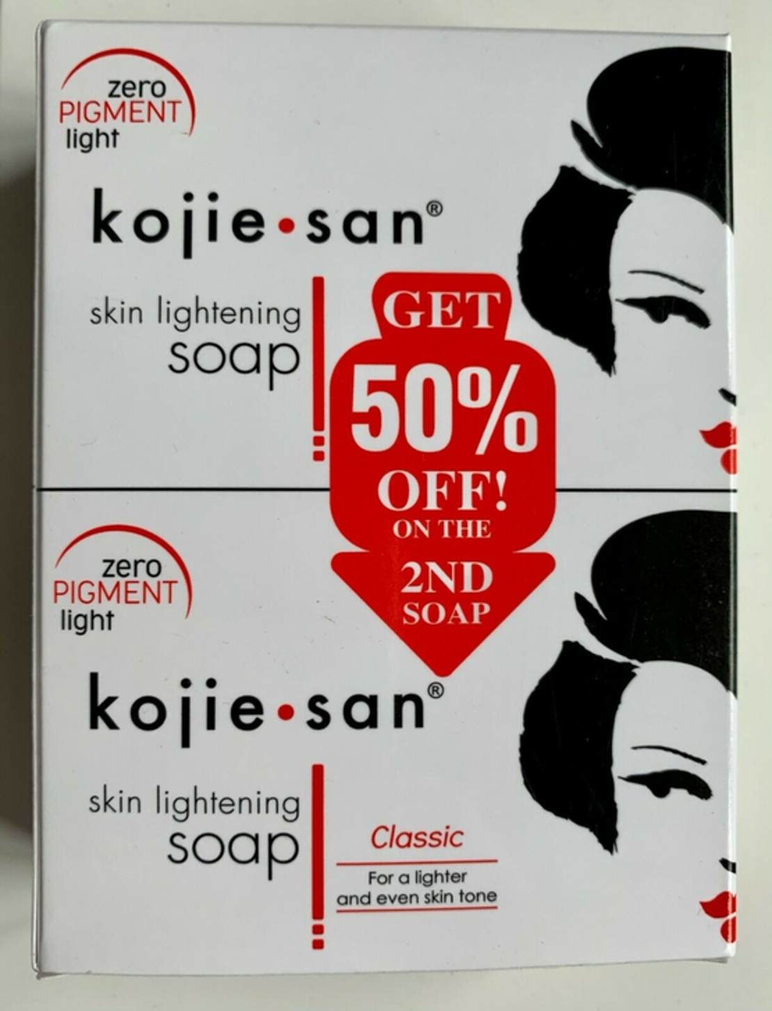 Kojie San Skin Lightening Soap Twin Pack 135gx2