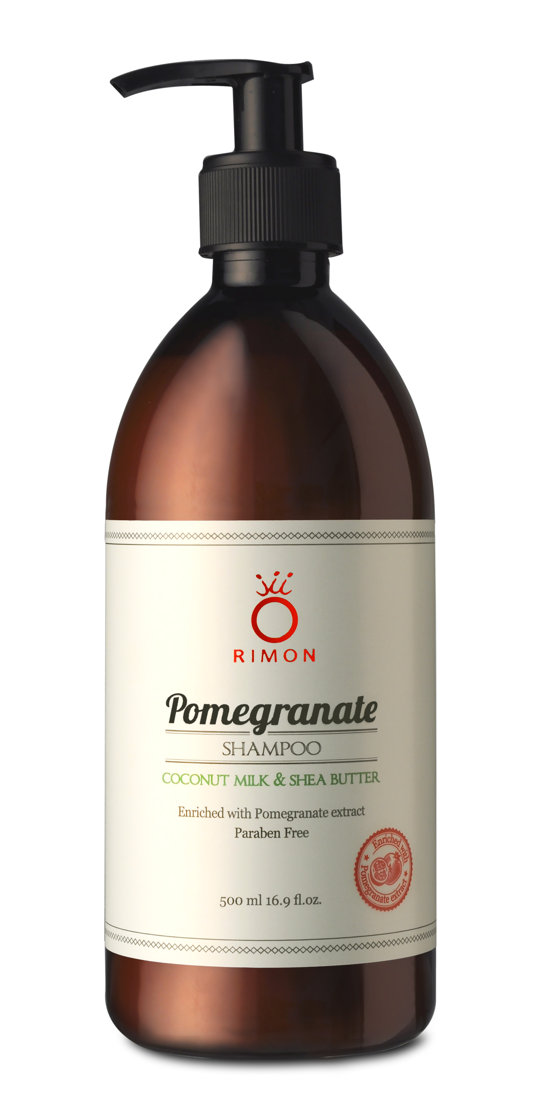 Shampoo Enriched with pomegranate extracts - Scents: Coconut milk and shea butter