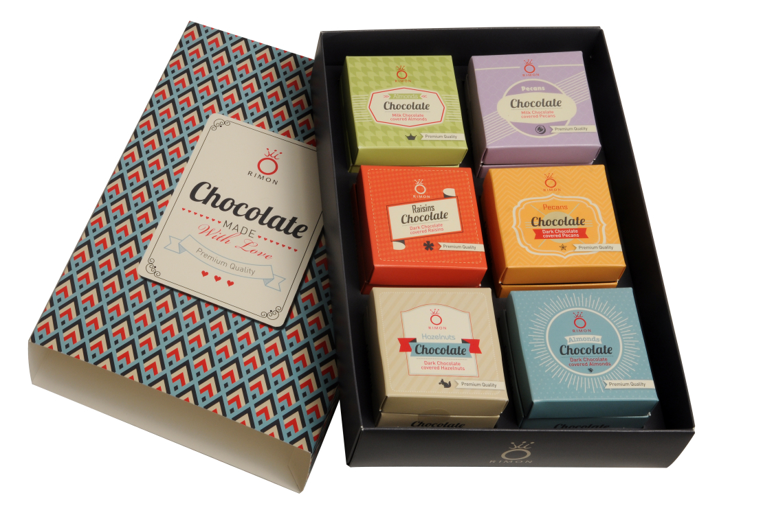 Pack of 6 chocolates on sale