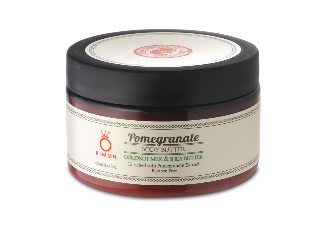 Body Butter  Coconut milk and shea butter  Enriched with pomegranate extracts