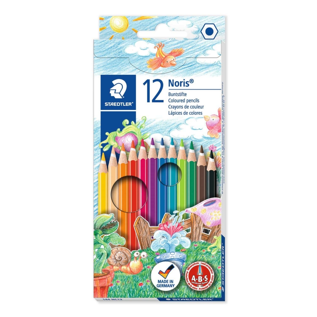 STADLER שטדלר עפרונות צבעוניים 12 יחידות