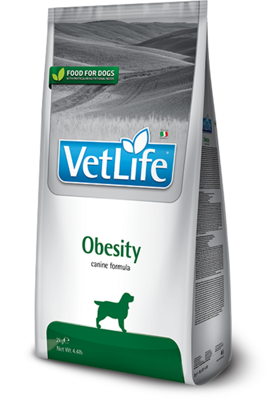 Vet Life Obesity וט לייף אוביטיסי מזון רפואי לכלבים 2 ק