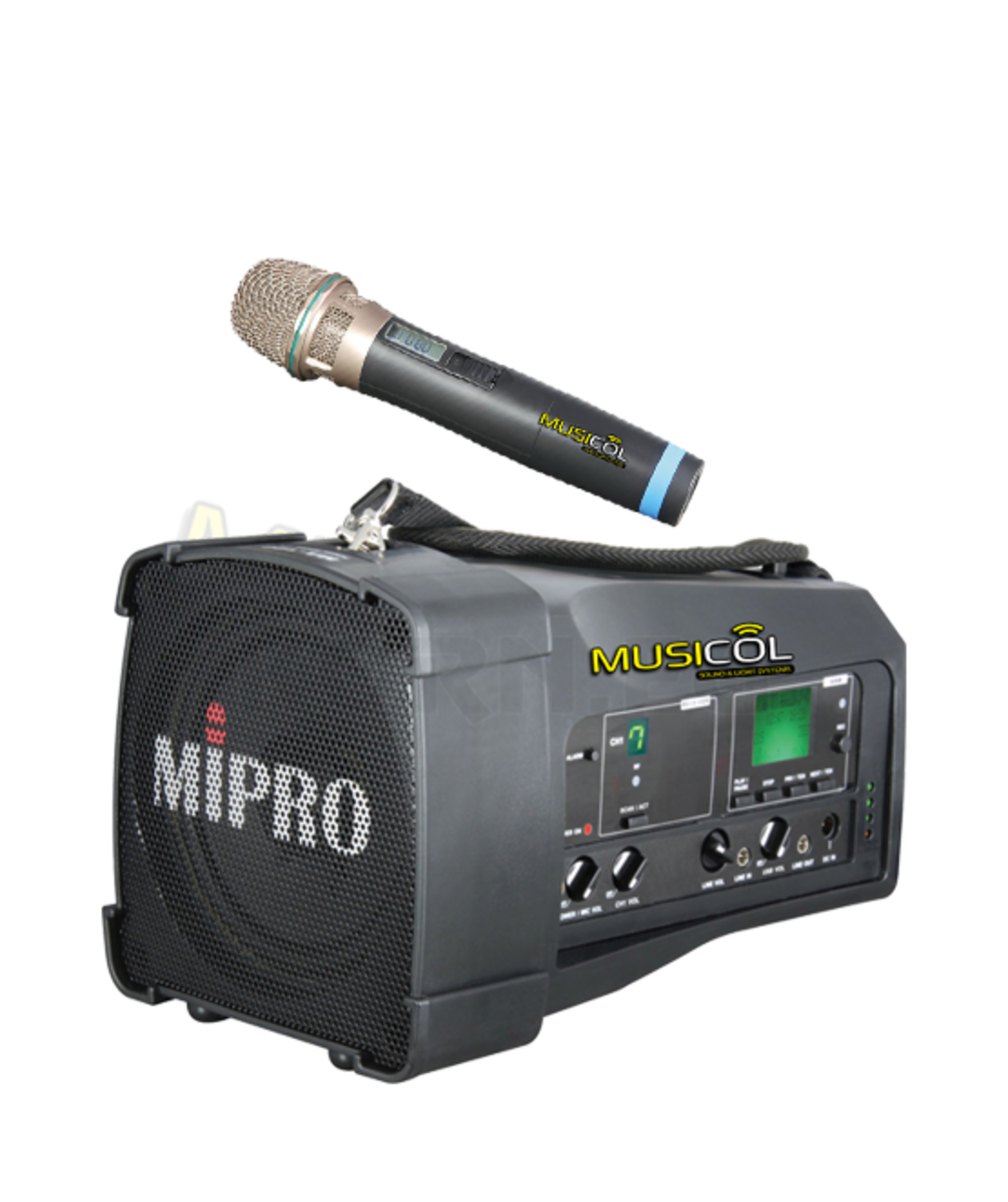 בידורית אלחוטית עם מיקרופון ידני MIPRO MA-100SU-H