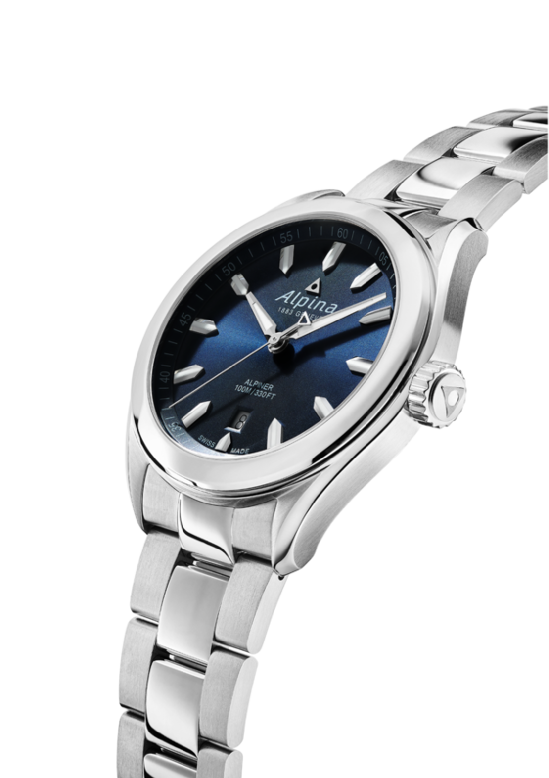 שעון Alpina Alpiner Quartz Blue Dial