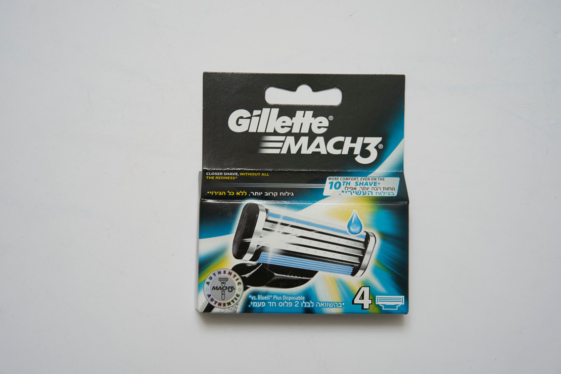 סכיני גילוח ג'ילט מאך 3 - Gillette