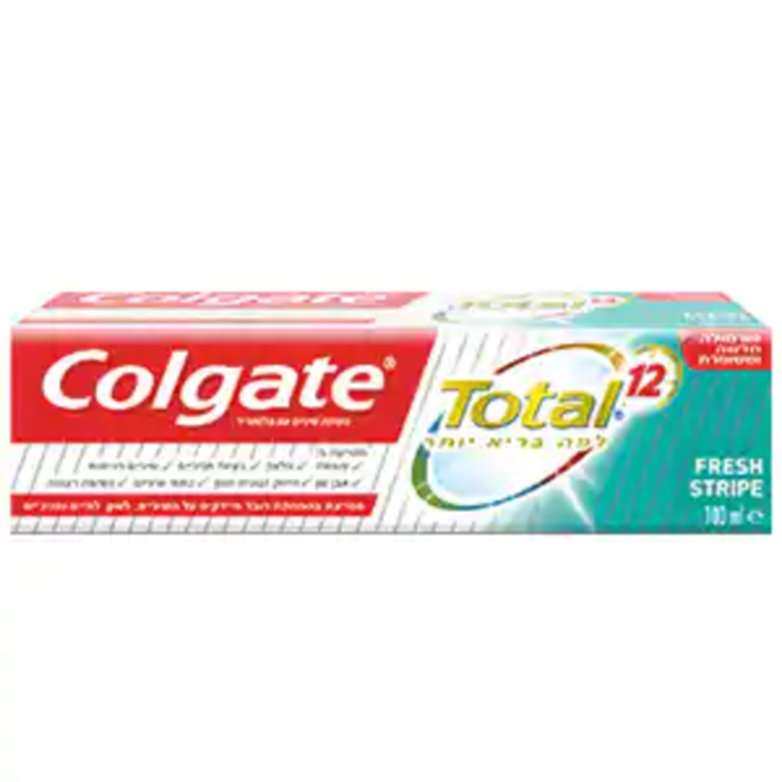 משחת שיניים קולגייט טוטאל פרש 12 שעות הגנה - Colgate