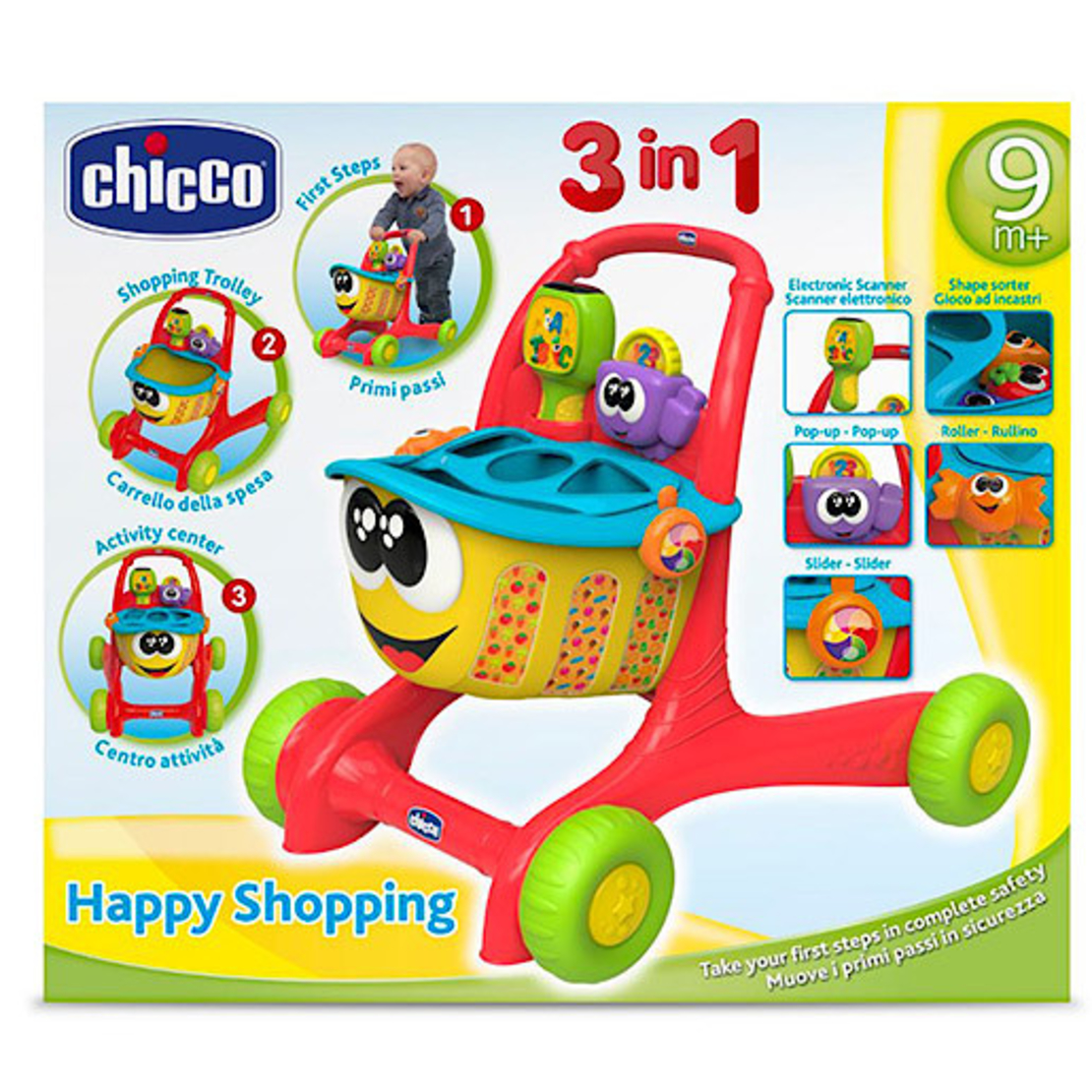 הליכון עגלת קניות - Happy Shopping Bag צ'יקו Chicco