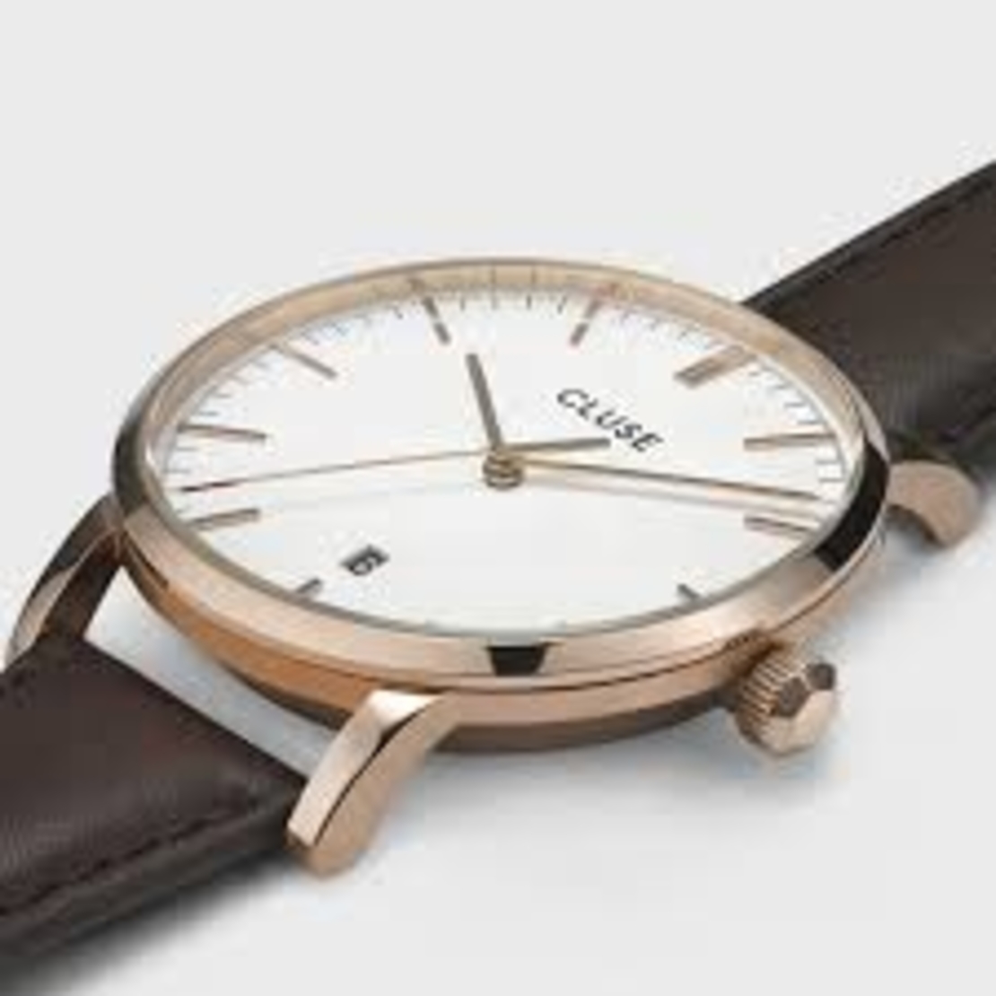 40  CW0101501002  Aravis Leather Brown, Rose Gold Colour