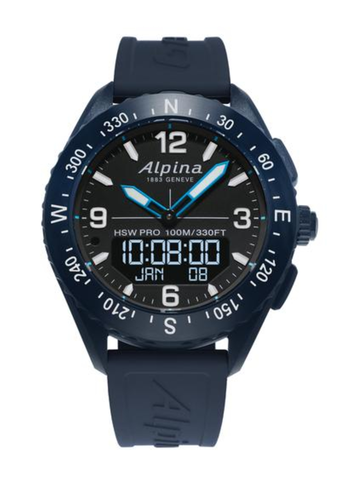 שעון Alpina Alpinerx Black/Blue
