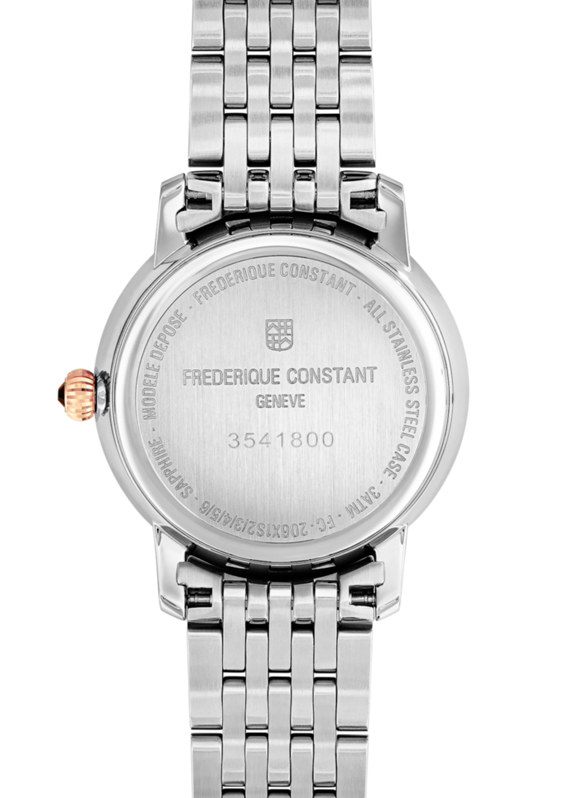 שעון Frederique Constant Slimeline Ladies Moonphase FC-206MPWD1S2B