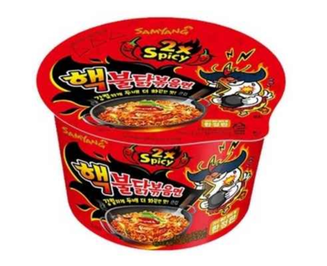 Samyang - 2x Spicy Hot Chicken Flavor Big Bowl 105g