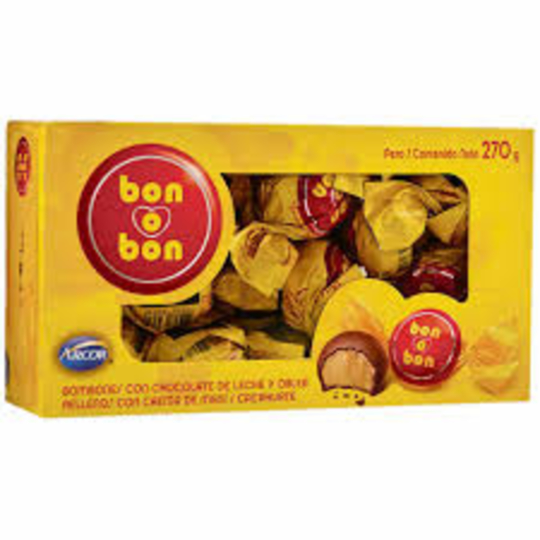 Bon o Bon - Peanut Cream & Wafer Filled Milk Chocolate Bonbons 270g