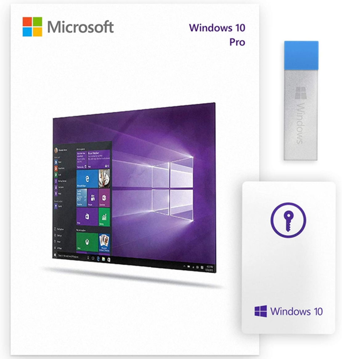 Windows 10 Pro Retail | זיכרון נייד 