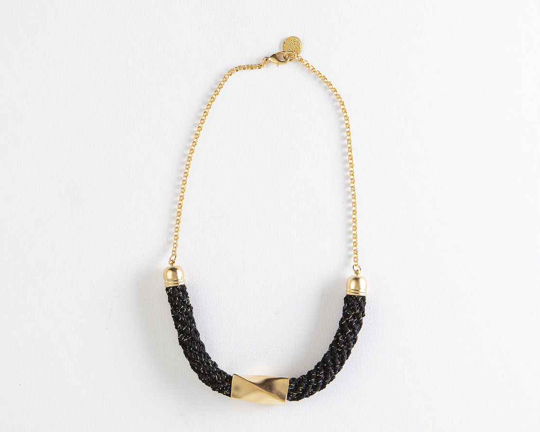 Black & Gold Necklace - Bat-Sheva