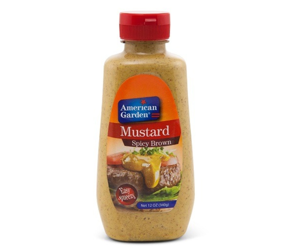 American Garden - Mustard Spicy Brown 340g
