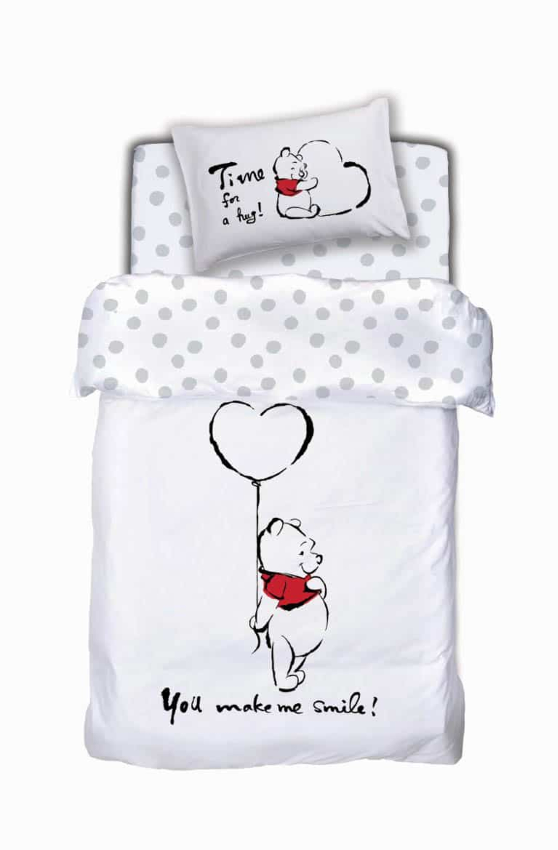 Комплект для младенцев ״Винни Пух с воздушным шариком любовь״