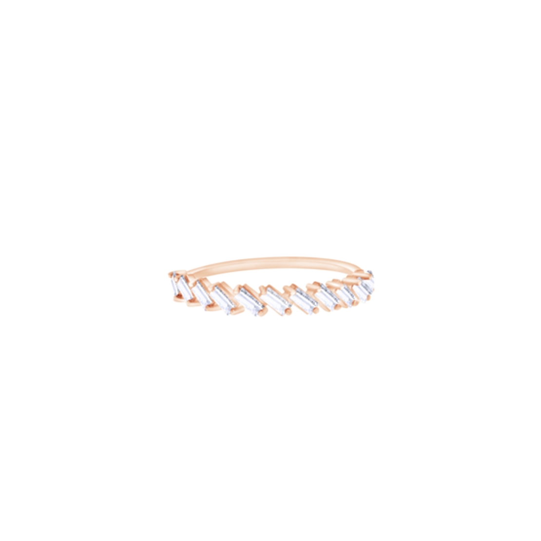 Shiri | טבעת יהלומים לבנים