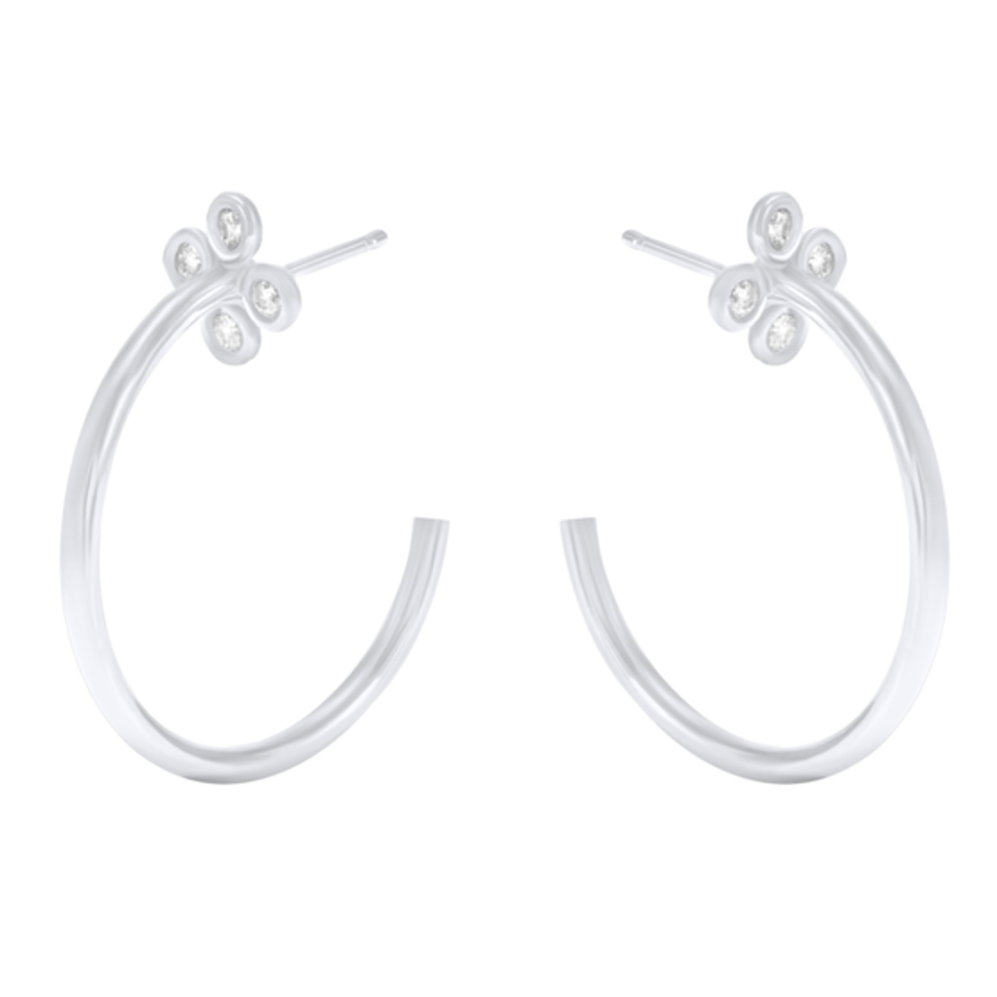 Rani Diamond Hoop Earrings