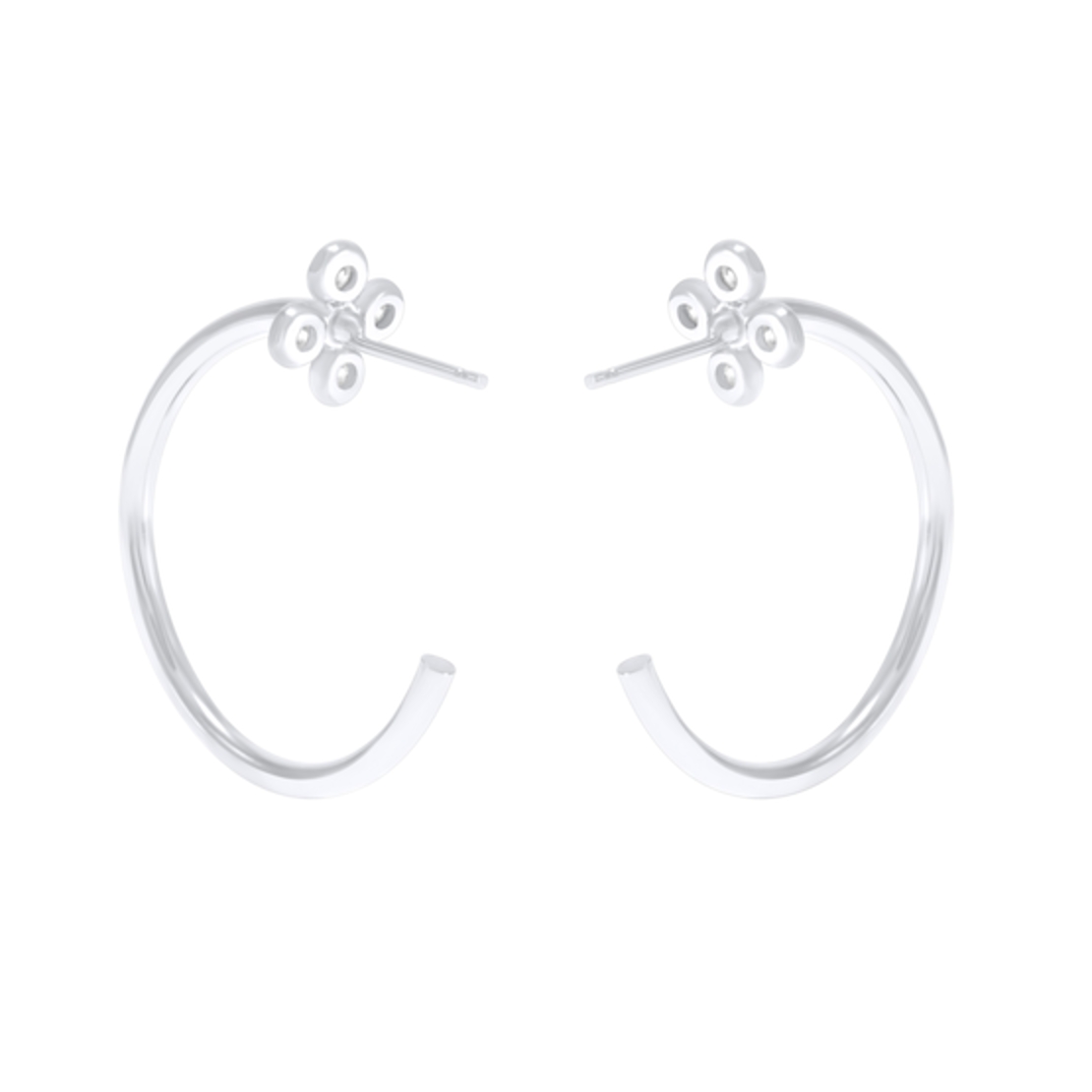 Rani Diamond Hoop Earrings