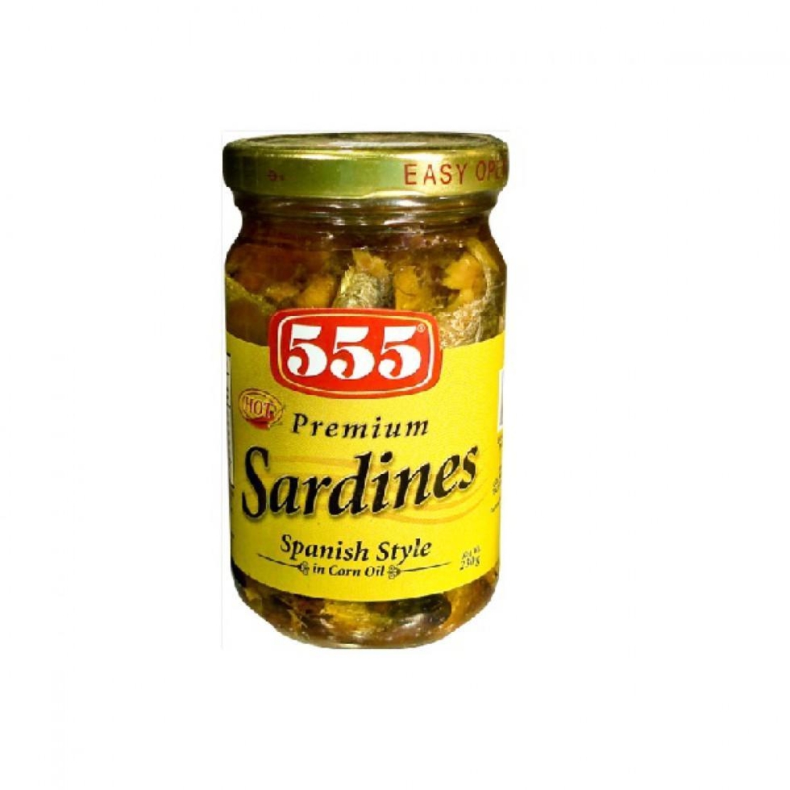 555 -  Premium Sardines Spanish Style 230g 
