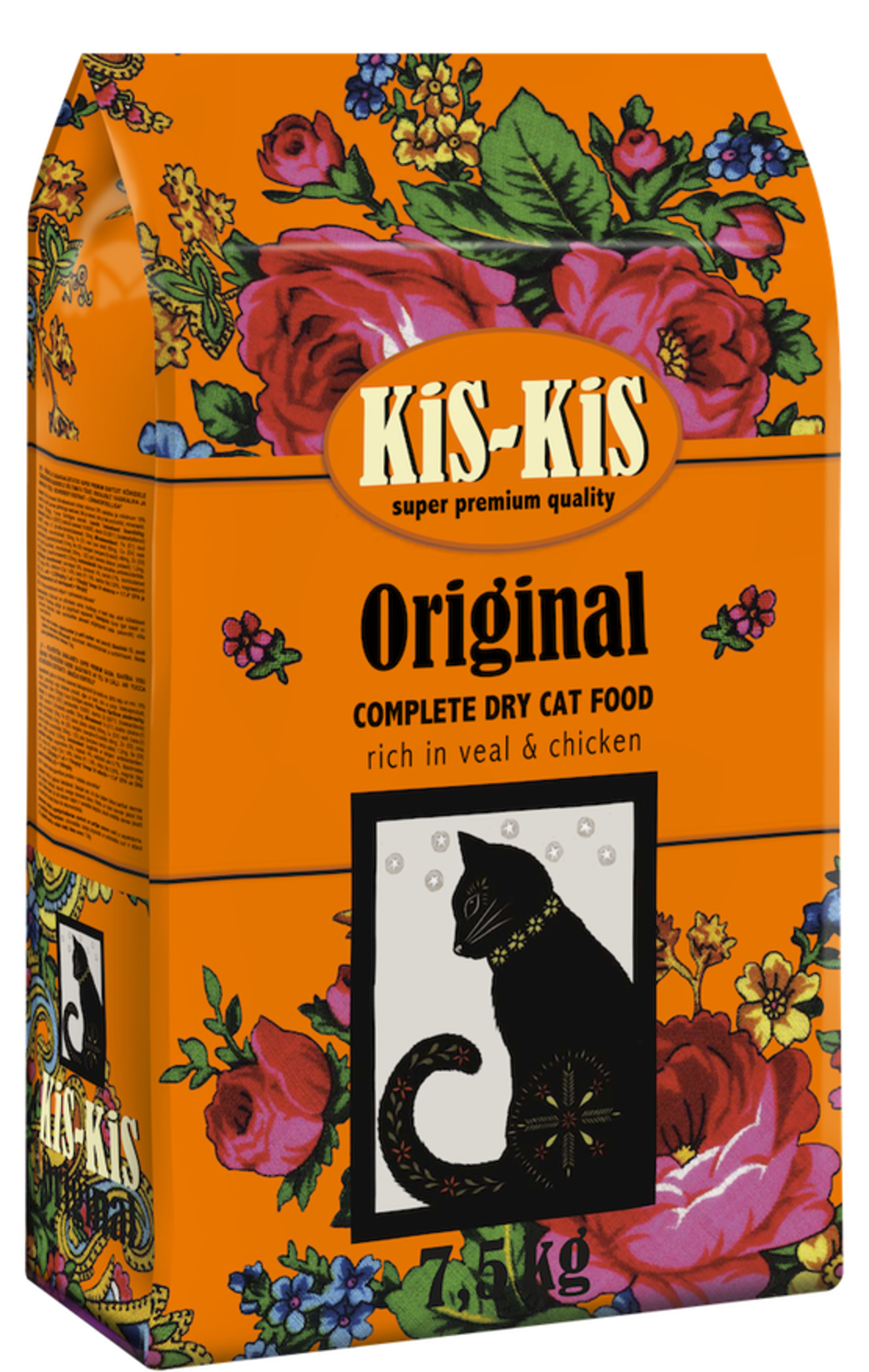 קיס קיס- KIS KIS  מזון חתולים - עגל ועוף 7.5 ק