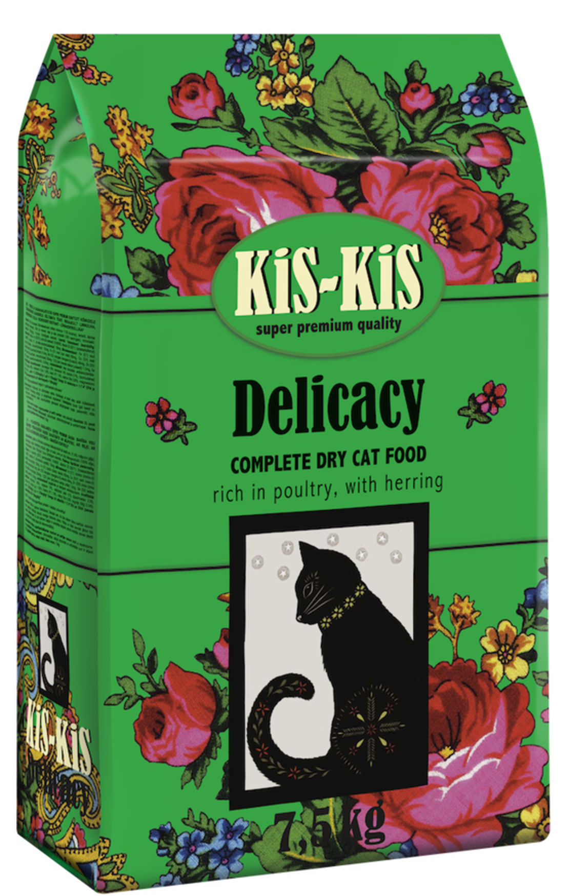 קיס קיס- KIS KIS מזון חתולים - עוף והרינג 7.5 ק