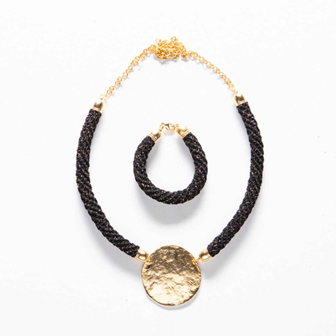 Black&Gold necklace | Inbal