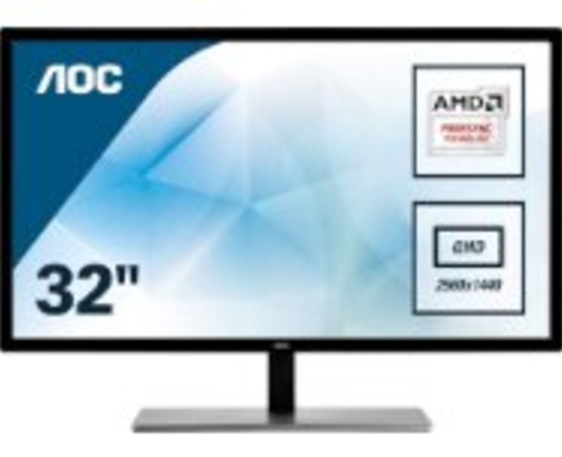 מסך AOC Q3279VWFD8 VGA DUAL-DVI HDMI DP IPS QHD 31.5