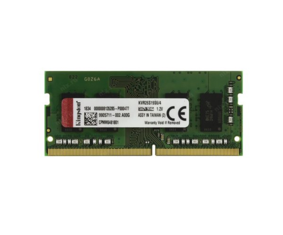 זכרון לנייד Kingston 16GB DDR4 SO-DIMM 2666MHZ CL19 1.2V
