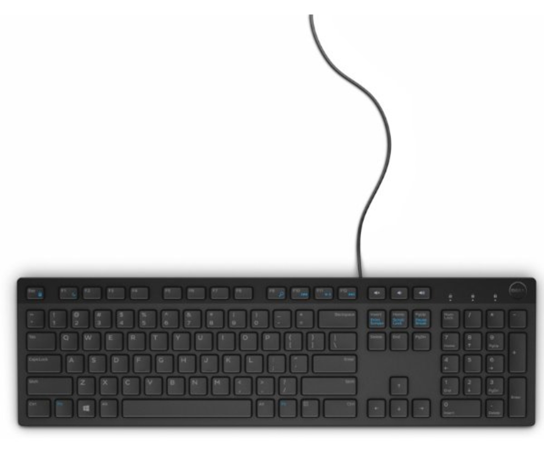 מקלדת חוטית Dell Multimedia Keyboard KB216