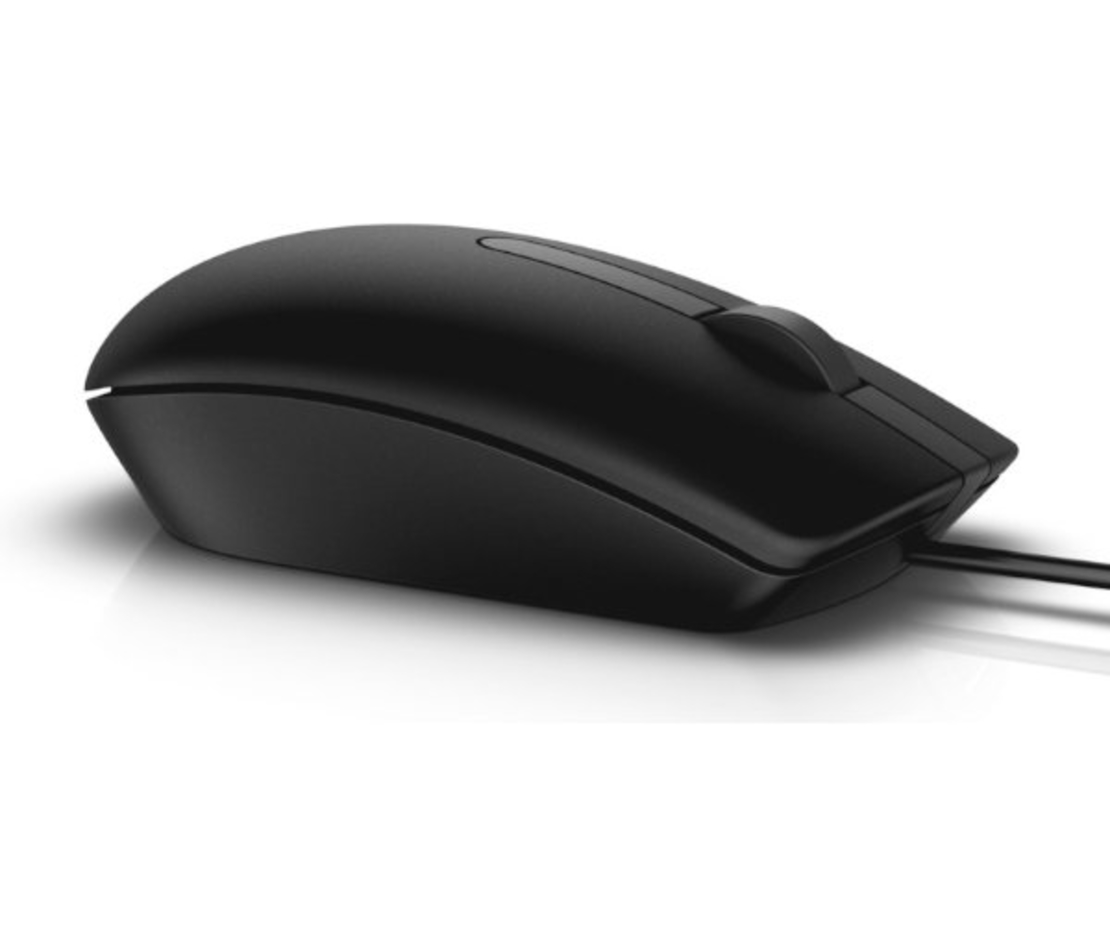 עכבר חוטי Dell Optical Mouse MS116 Black